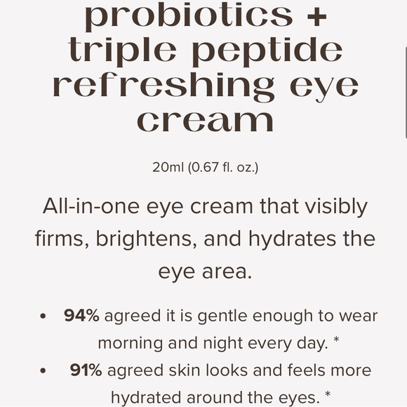 Glowoasis Probiotics + Triple Peptide Refreshing Eye Cream - Picture 4 of 11